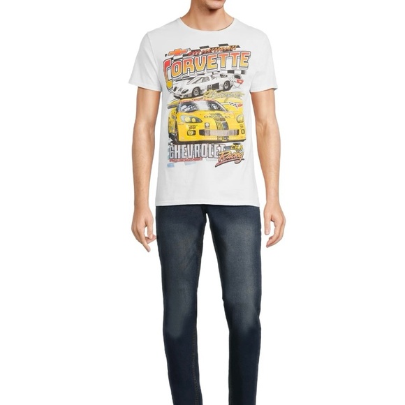 Chevrolet Corvette Men’s & Big Men’s Graphic Tee Shirt - Picture 3 of 5